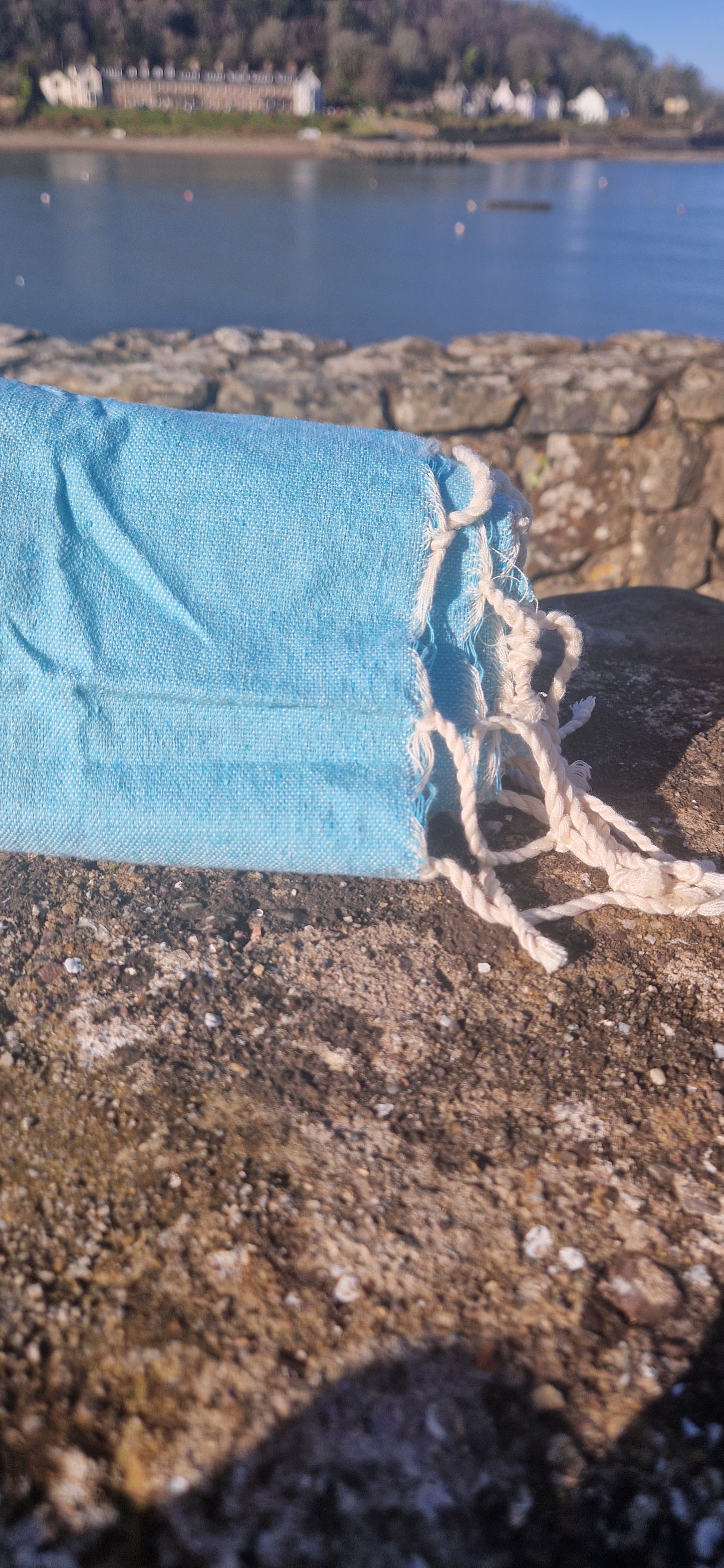 Fouta Towel in Aqua
