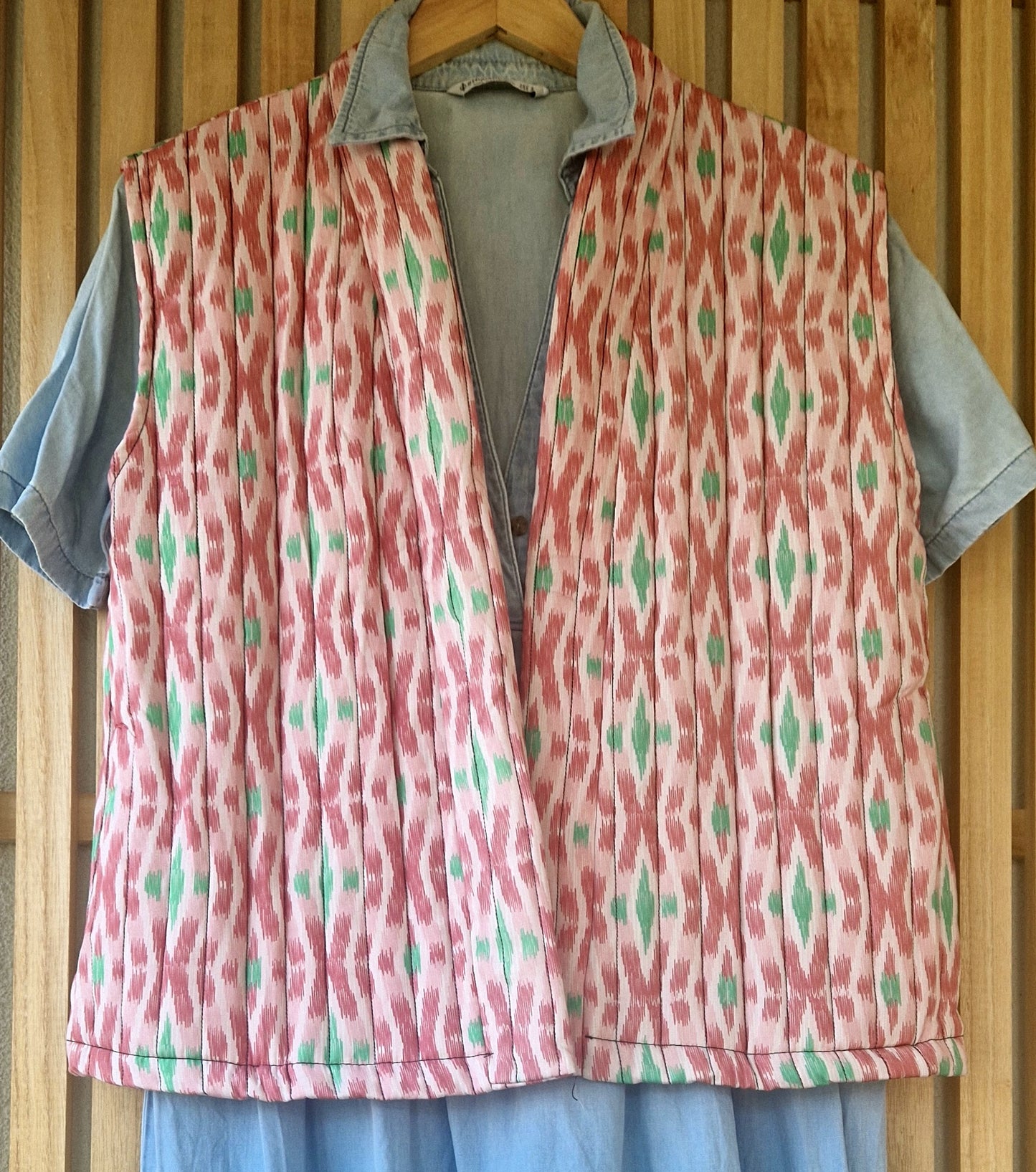 Mid Season Vest/Gilet in Old Rose
