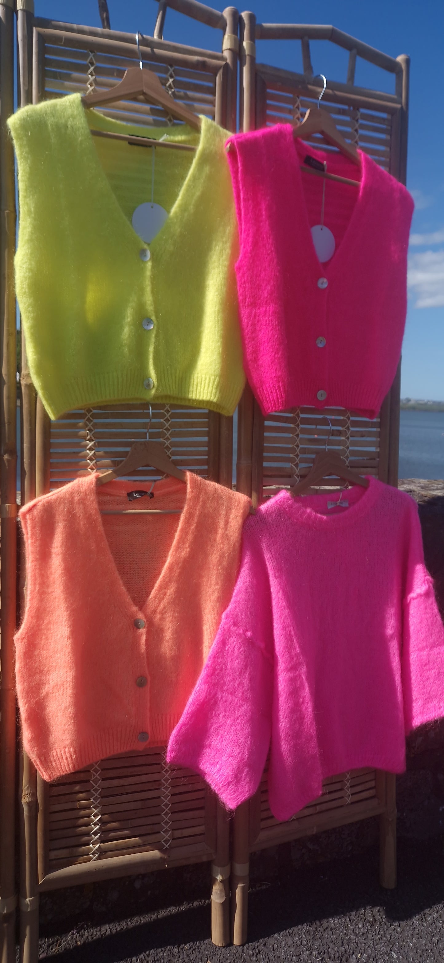*Pre Sale. Due Oct 20th *Neon Pink Mohair Jumper. Long sleeve jumper.