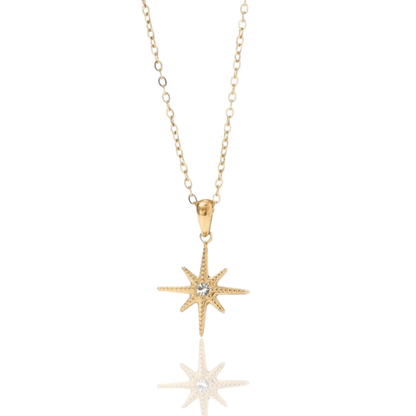 North Star - 18K Gold Plated North Star Necklace