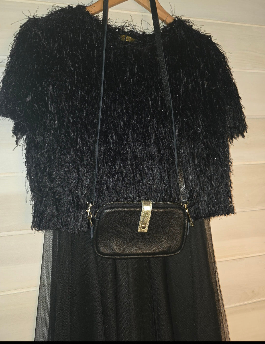 Black Tulle Skirt with elasticated waist