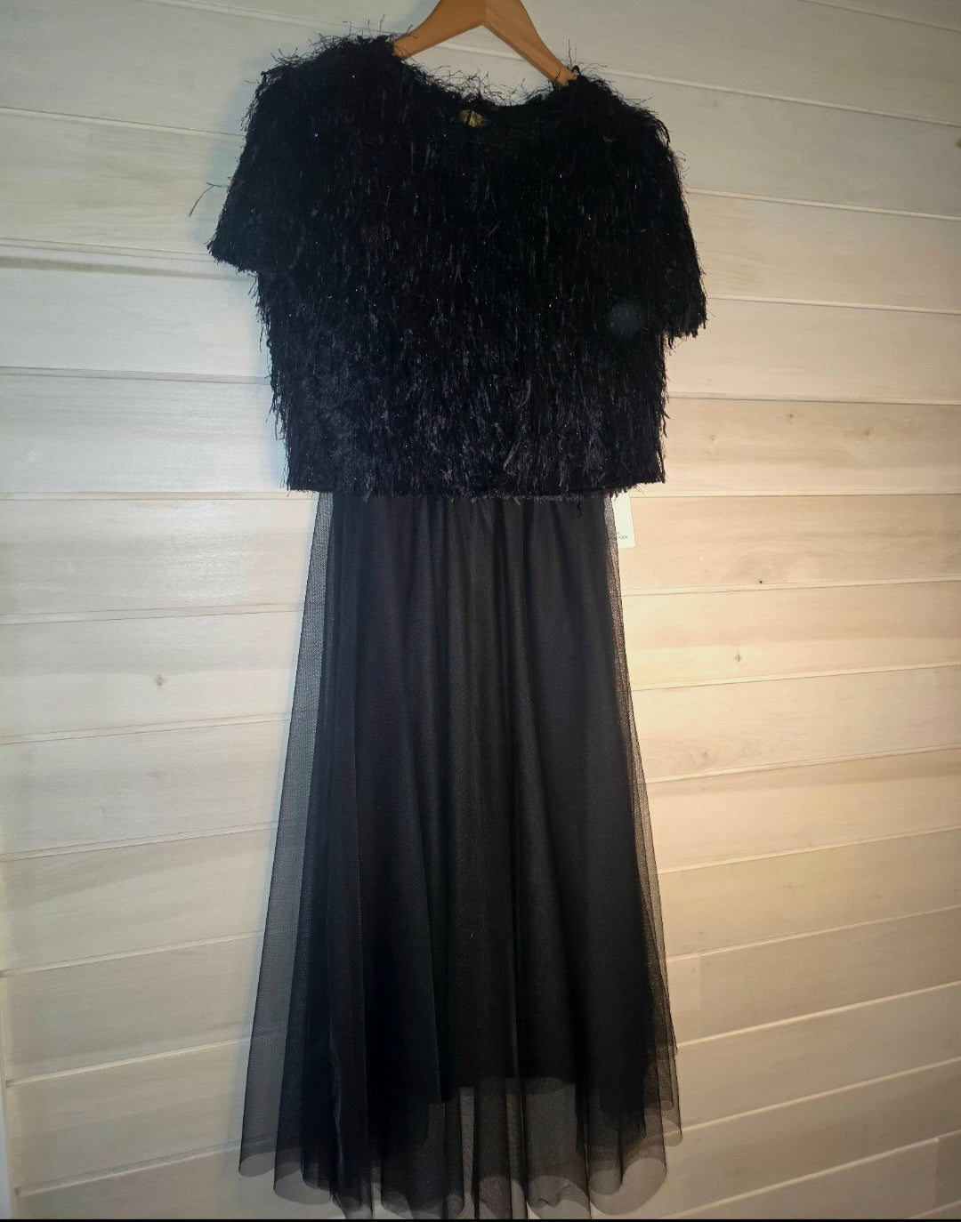 Black Tulle Skirt with elasticated waist