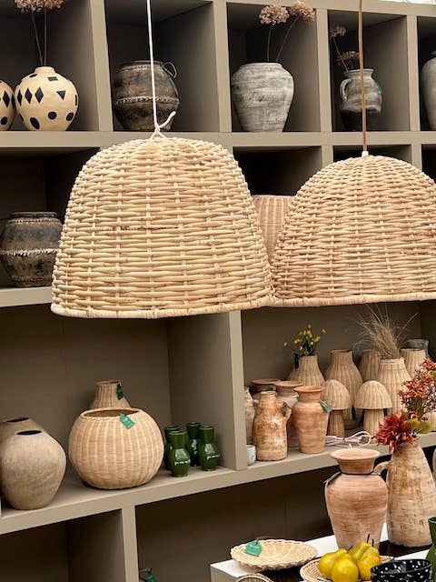 Rattan, pendant lamp shade
