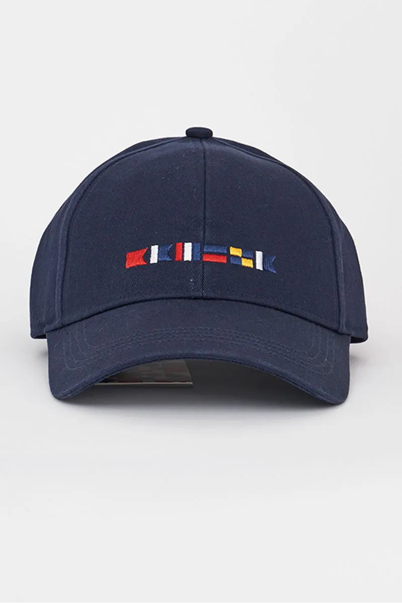 Nautical Flags Baseball Hat Mens. Navy