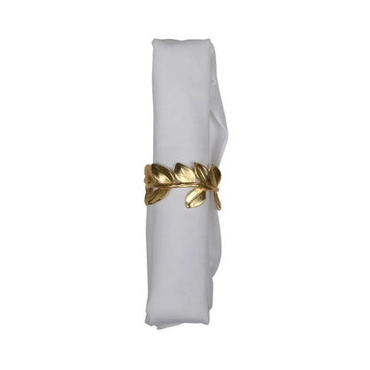 Leaf Napkin Rings- set of 4 from French brand Aulica