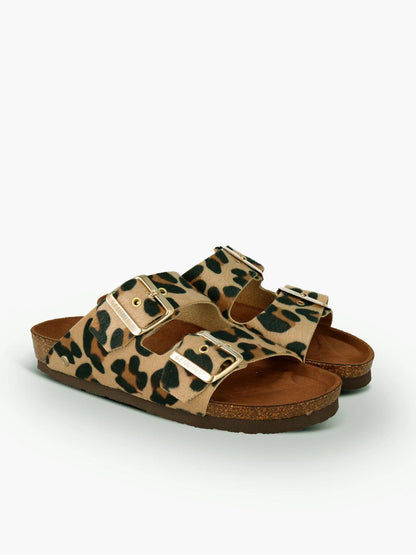 * PRE SALE. DUE JUNE 29TH* Genuins, Animal Print Ladies Sandal