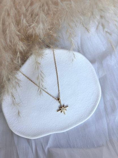 North Star - 18K Gold Plated North Star Necklace