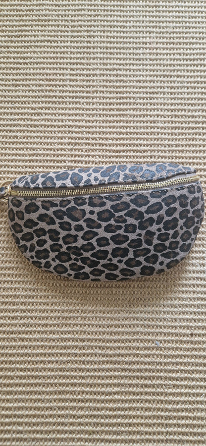 Animal print, Suede, Crossbody bag