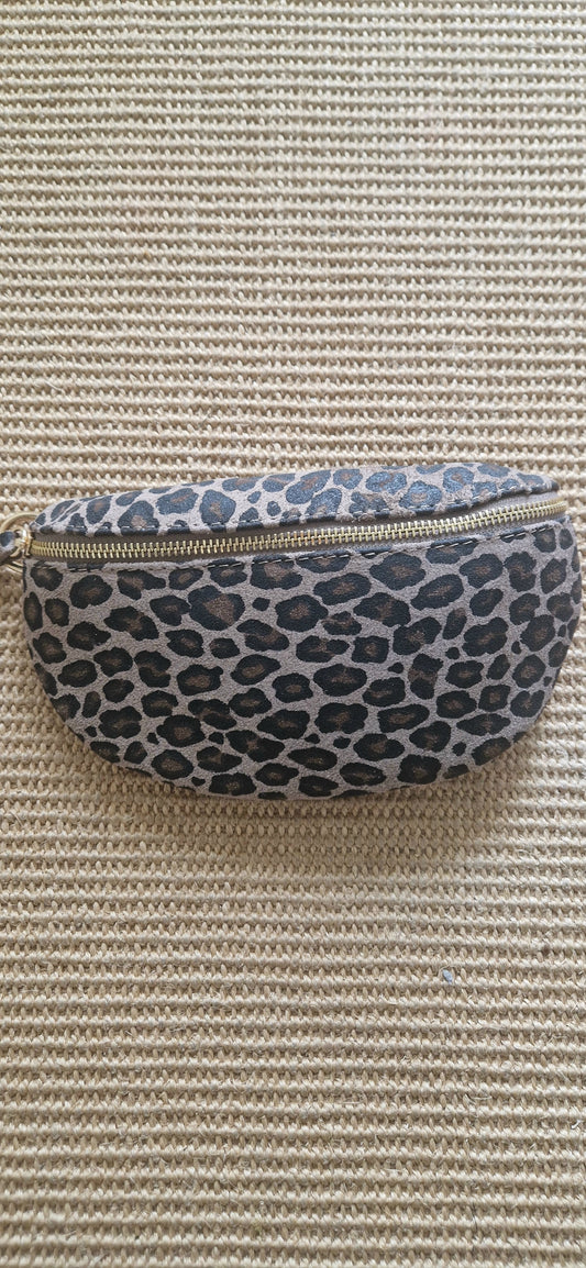 Animal print, Suede, Crossbody bag