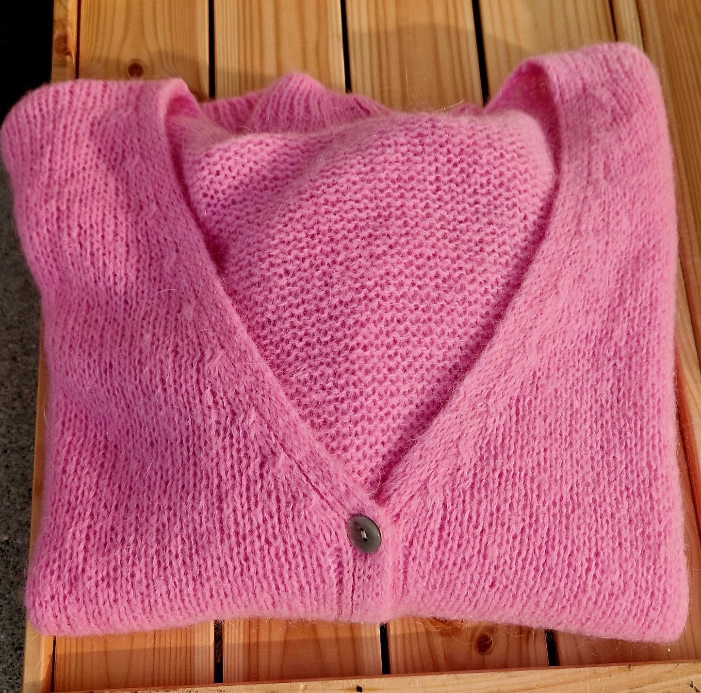 Candy Pink, Mohair Mix, long sleeve cardigan