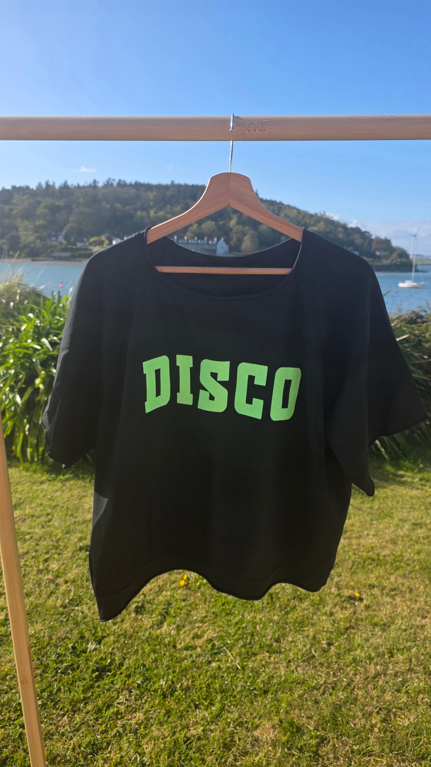 Midnight Black DISCO Graphic Light Sweat/Tee