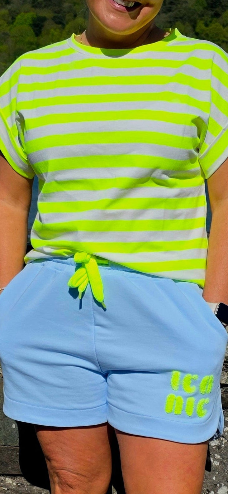 Iconic Neon Pop Lounge Shorts