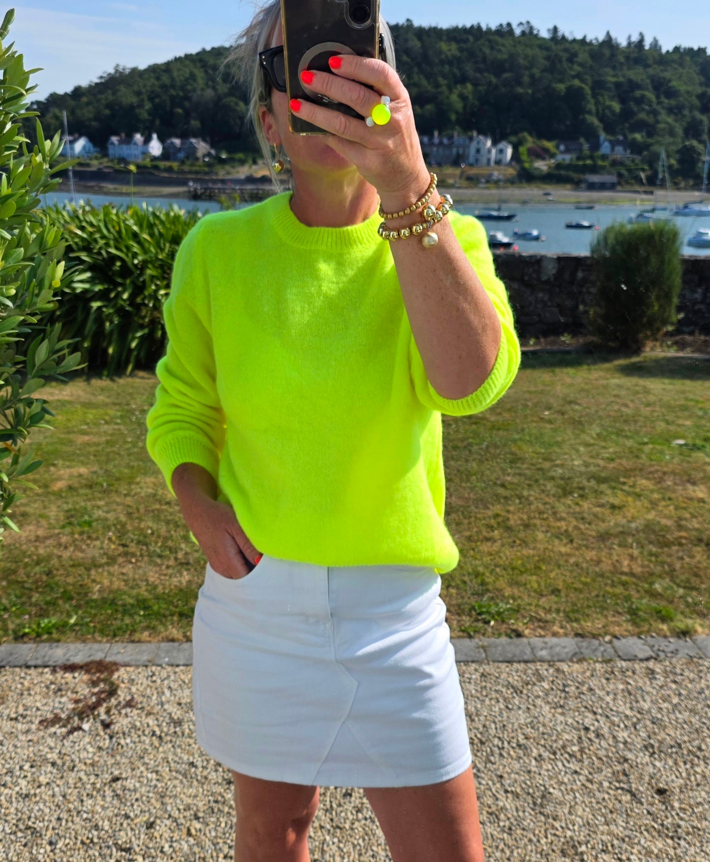 LUXURY KNIT| Neon Yellow. Alpaca & Wool