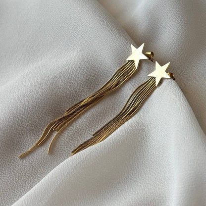 Falling star Earrings