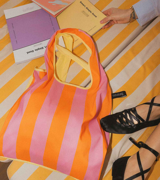 Notabag Tote - Vanilla Stripes, Summer, Spring