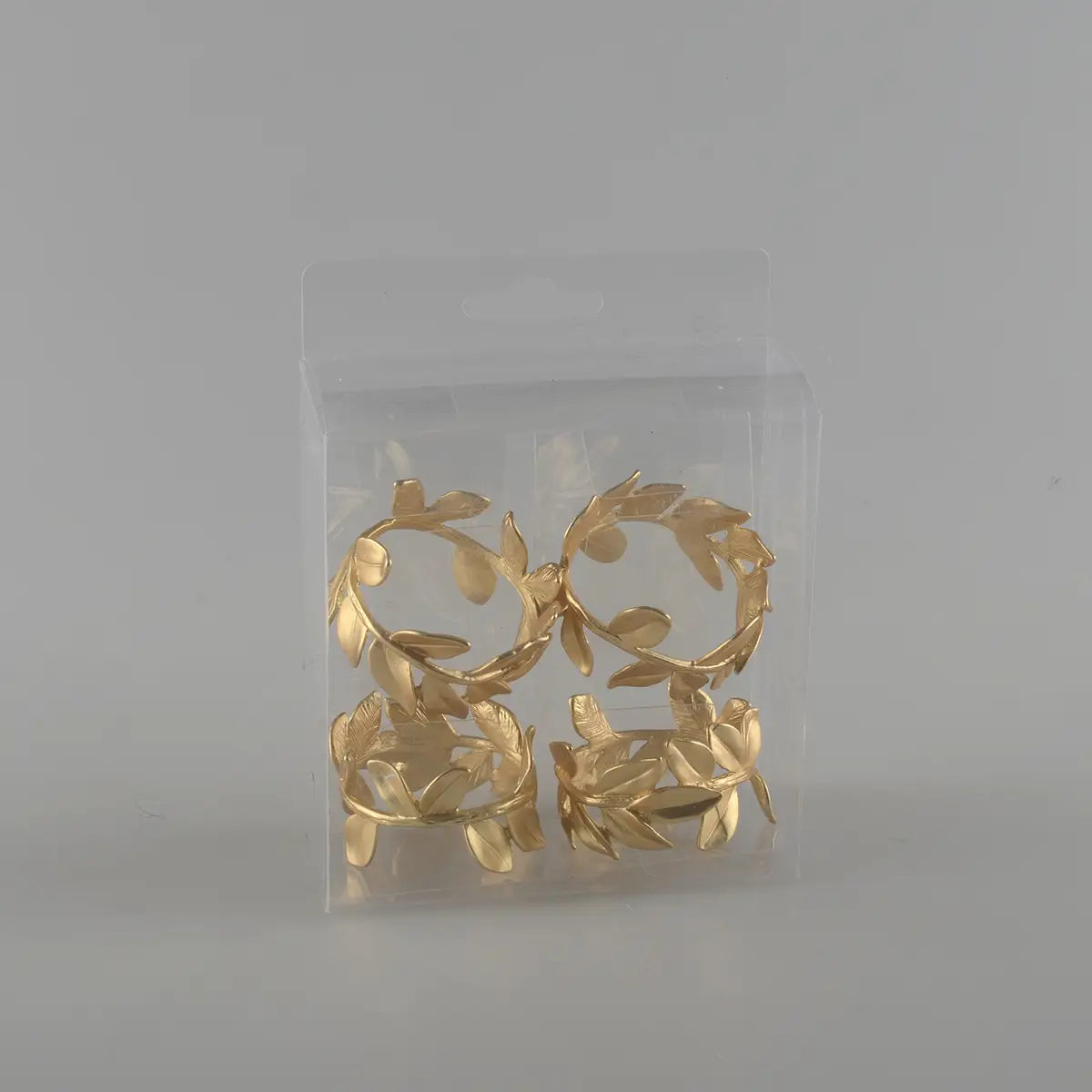 Leaf Napkin Rings- set of 4 from French brand Aulica
