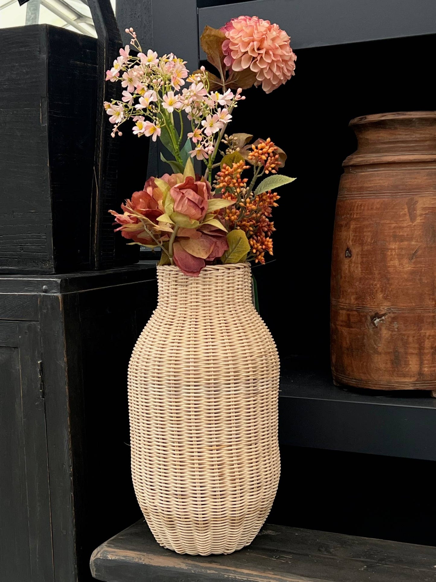 Big Rattan Vase
