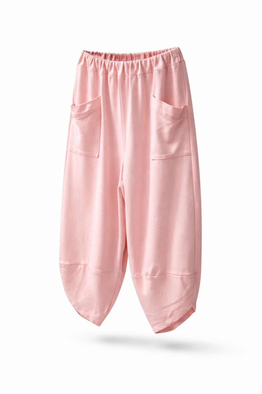 Tulip Hem Cotton Cargo Pants- Dusty Pink