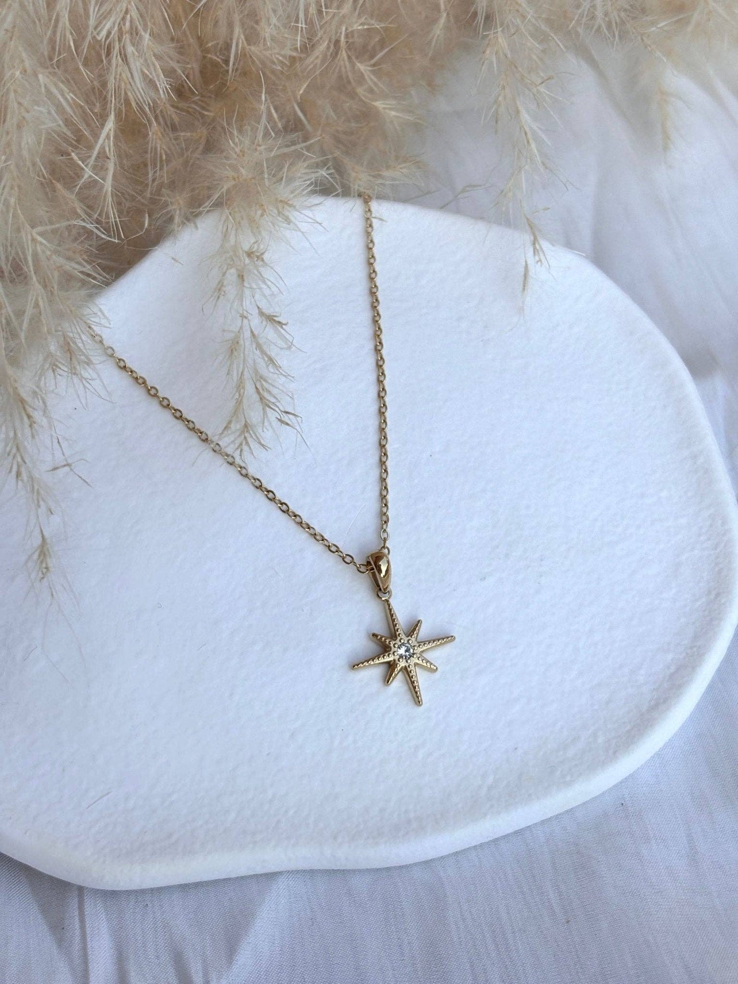North Star - 18K Gold Plated North Star Necklace