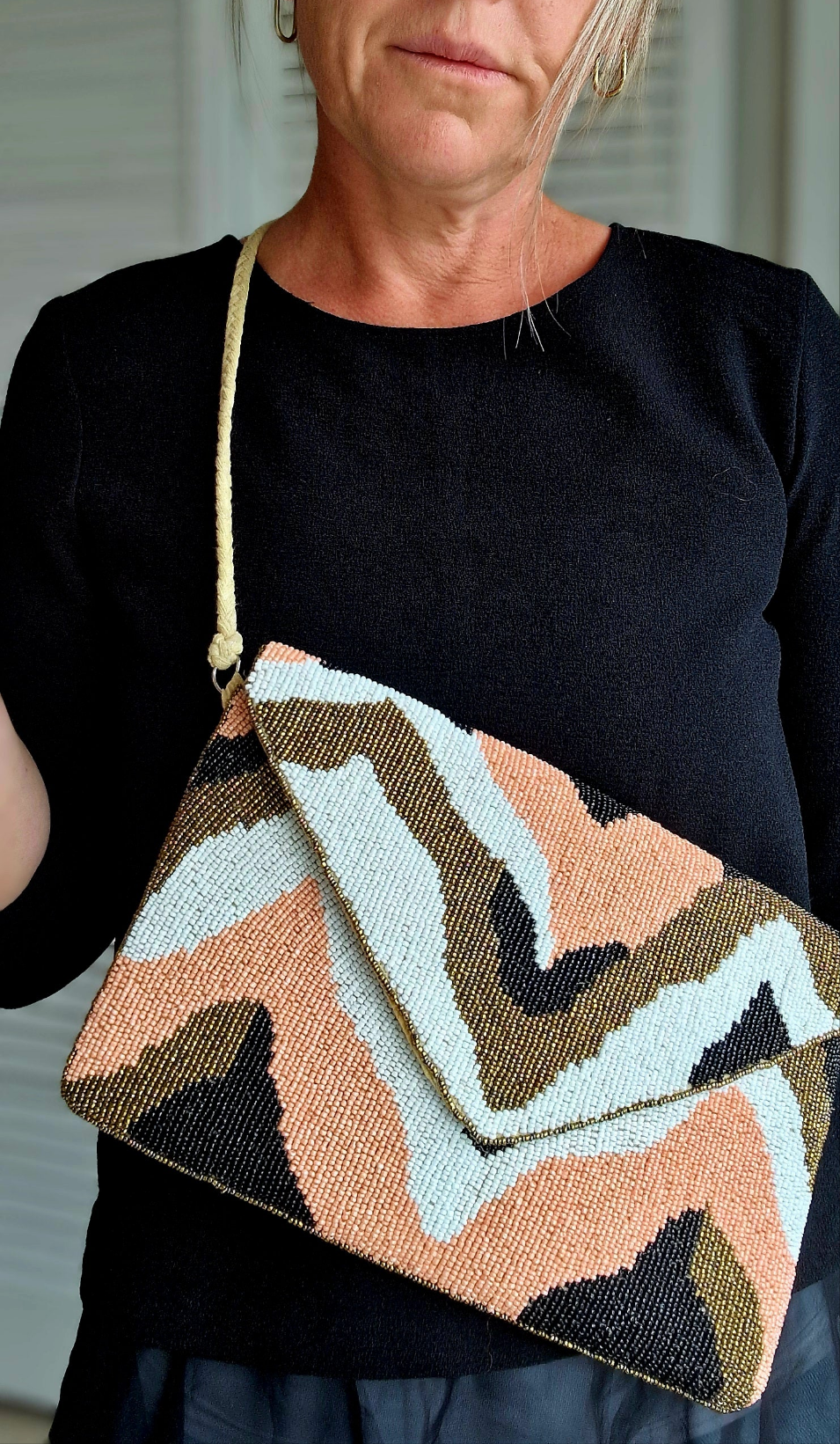 Beaded Crossbody/Clutch