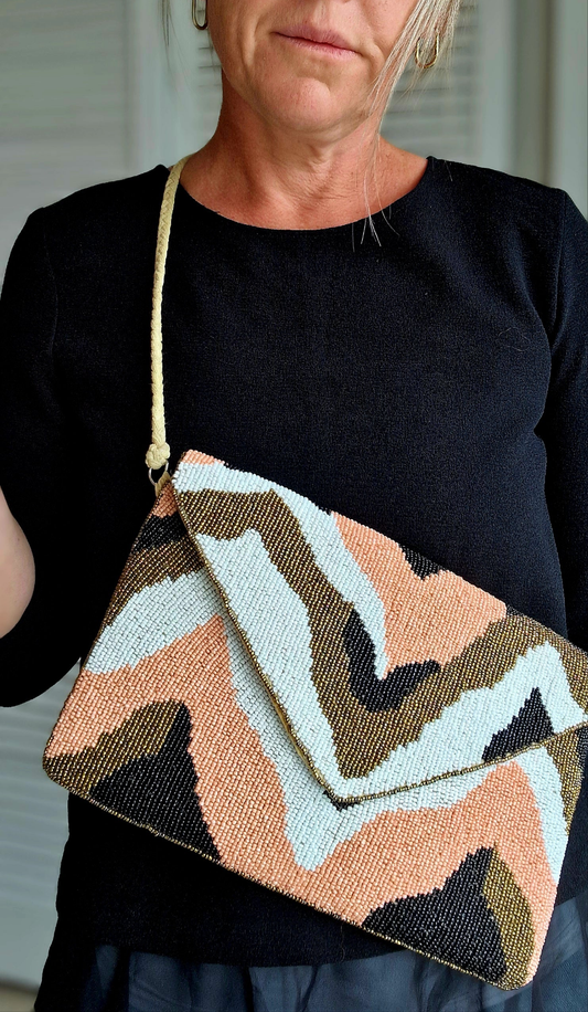 Beaded Crossbody/Clutch