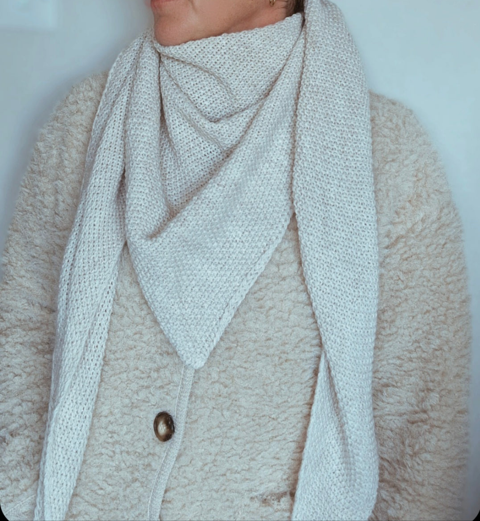 * Pre Order Due Oct 2nd * Ladies Triangle Scarf. Made in Italy. Choice of colours. Wool Blend