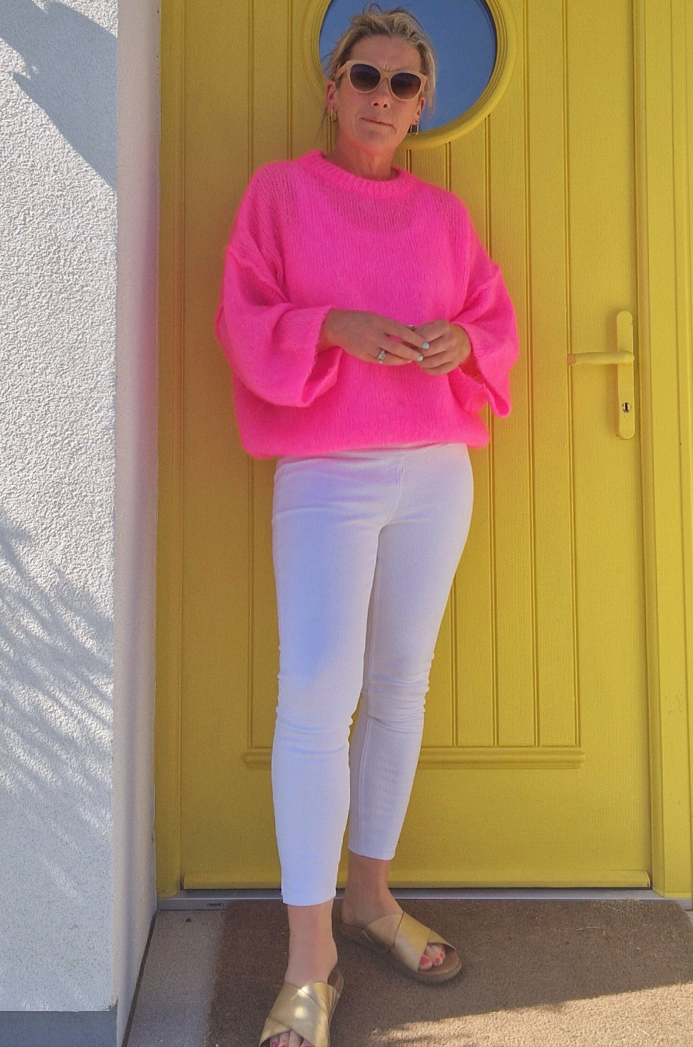 *Pre Sale. Due Oct 20th *Neon Pink Mohair Jumper. Long sleeve jumper.