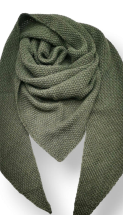 * Pre Order Due Oct 2nd * Ladies Triangle Scarf. Made in Italy. Choice of colours. Wool Blend