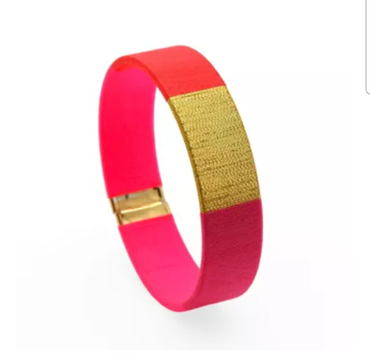 *Pre Sale. Due May 9th* TAO Pink Bubblegum Bangle from Lillie and Koh.