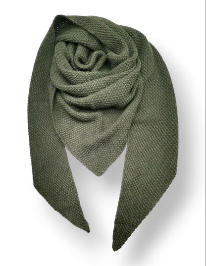 * Pre Order Due Oct 2nd * Ladies Triangle Scarf. Made in Italy. Choice of colours. Wool Blend