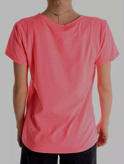 Lightening Bolt T shirt in Coral