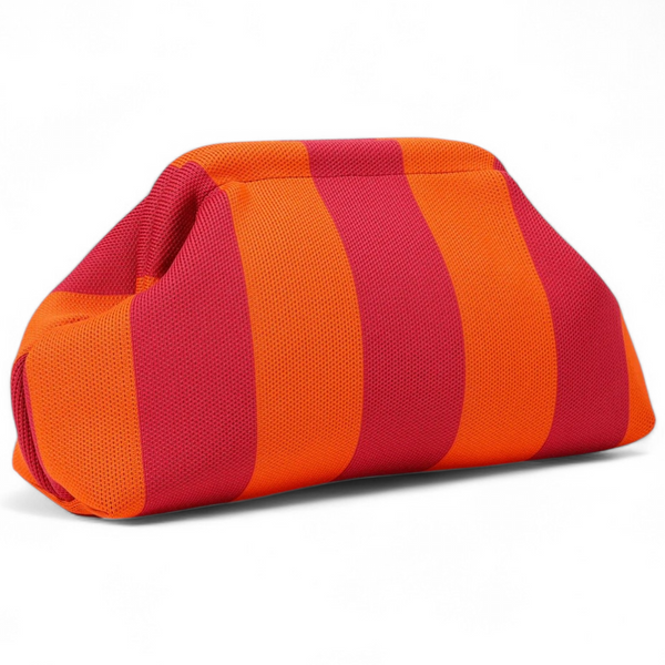 Sunset Stripe Clutch Bag