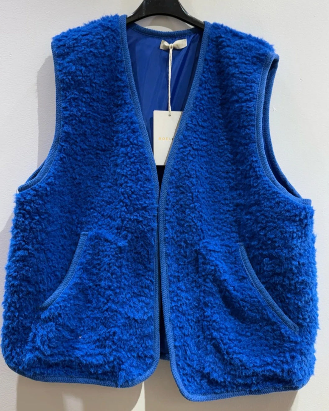 Cobalt Blue Fleece Gilet