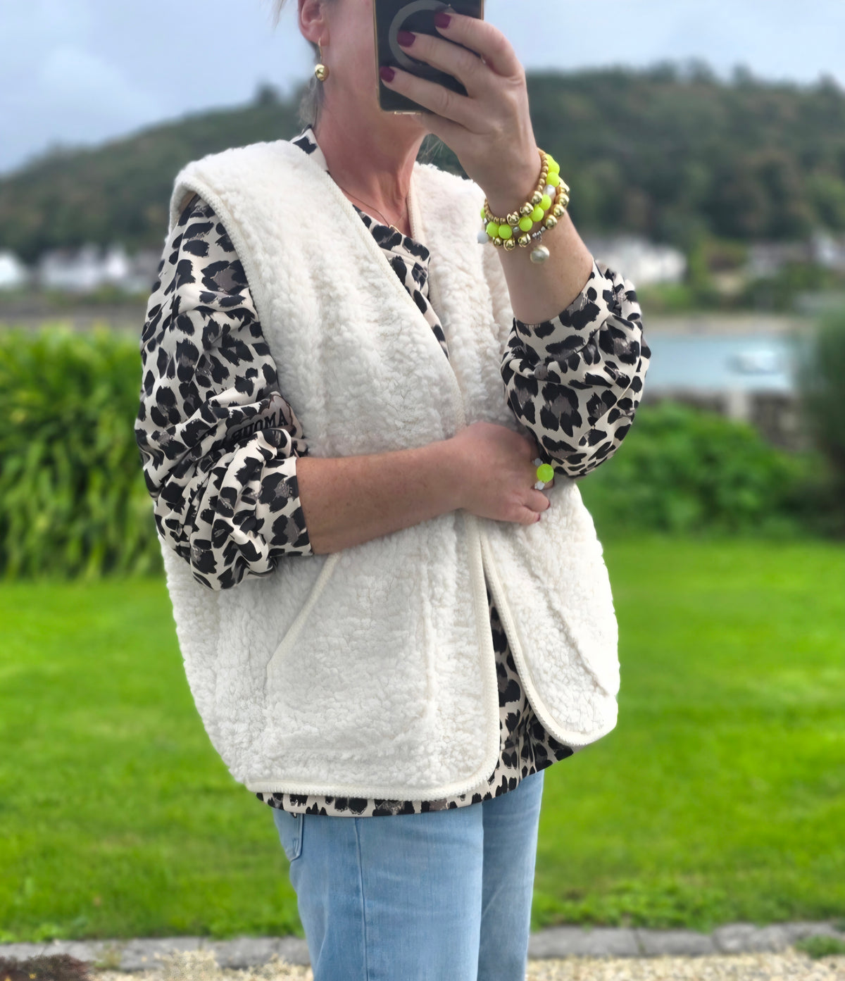 Oatmeal Fleece Gilet