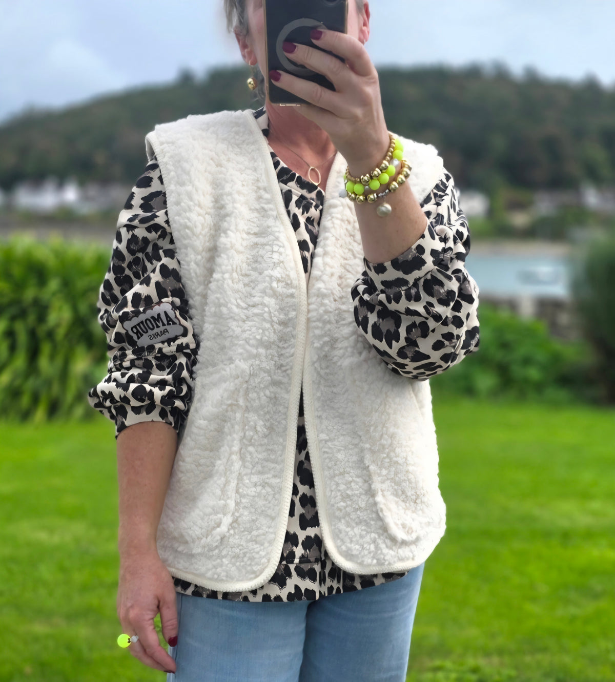 Oatmeal Fleece Gilet