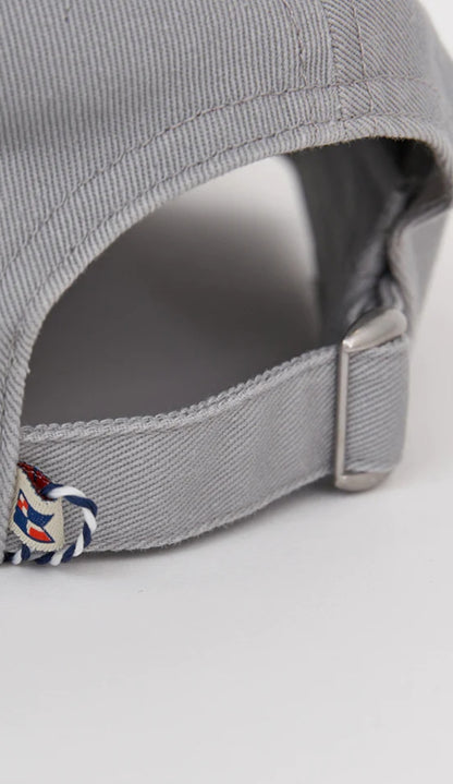 Mens Grey Baseball Hat Grey with Sailing Logo