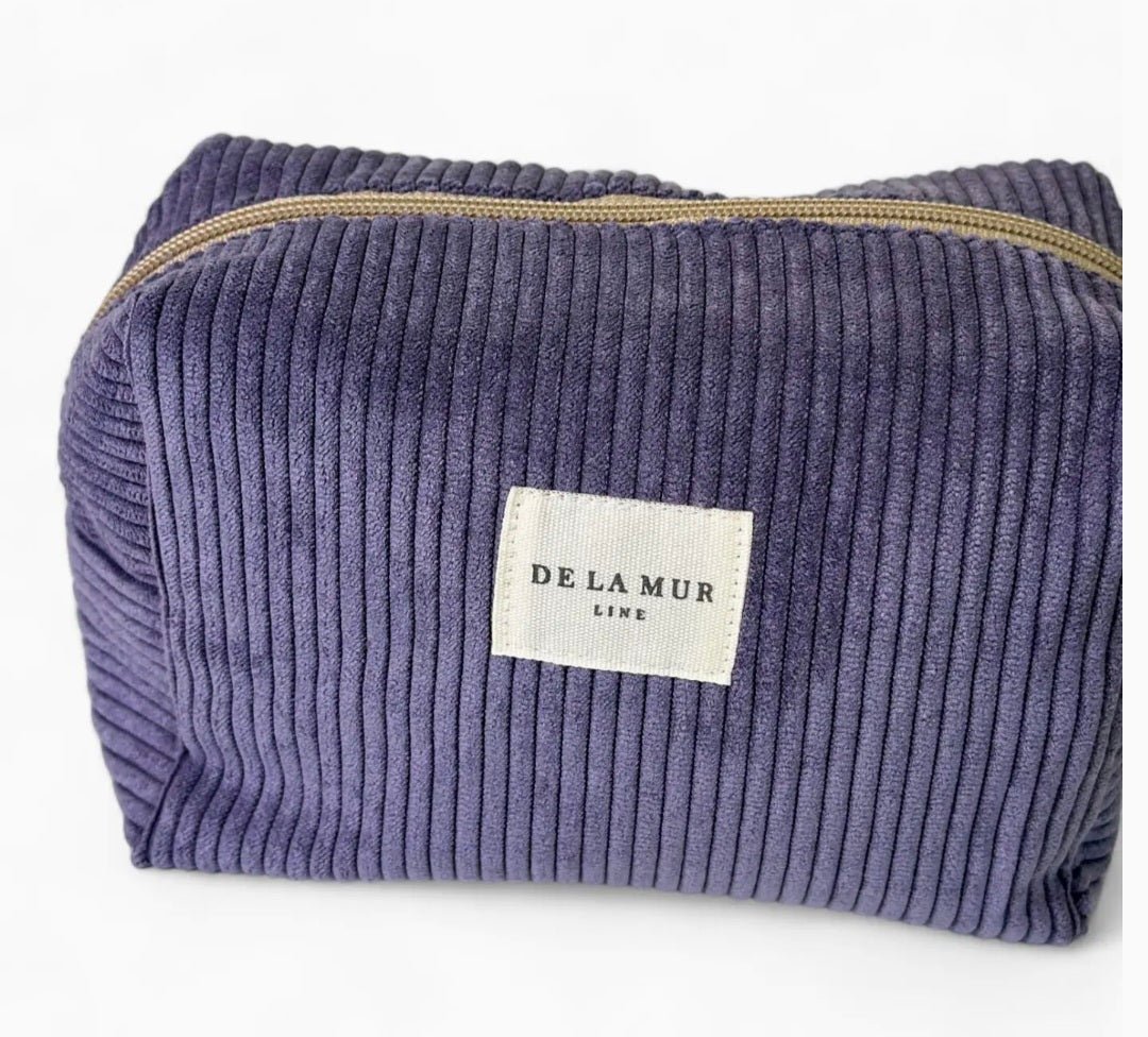 Aubergine. Medium Toiletry Bag from De La Mur - Cockleshell Crosshaven