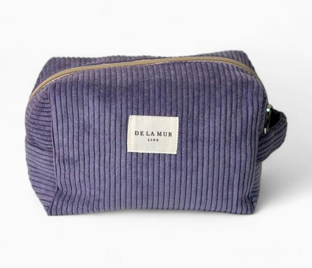 Aubergine. Medium Toiletry Bag from De La Mur - Cockleshell Crosshaven