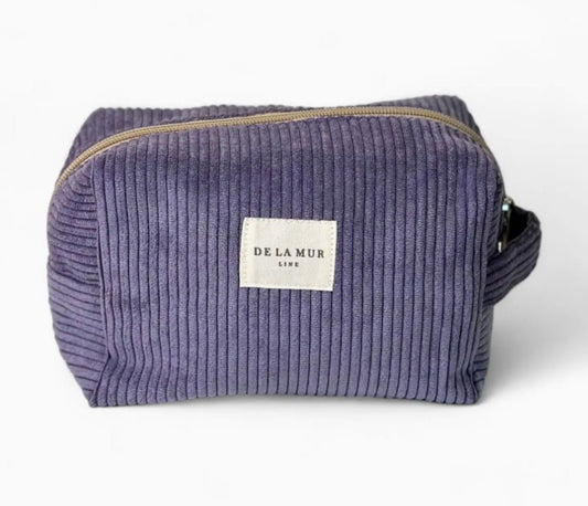 Aubergine. Medium Toiletry Bag from De La Mur - Cockleshell Crosshaven