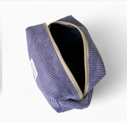 Aubergine. Medium Toiletry Bag from De La Mur - Cockleshell Crosshaven