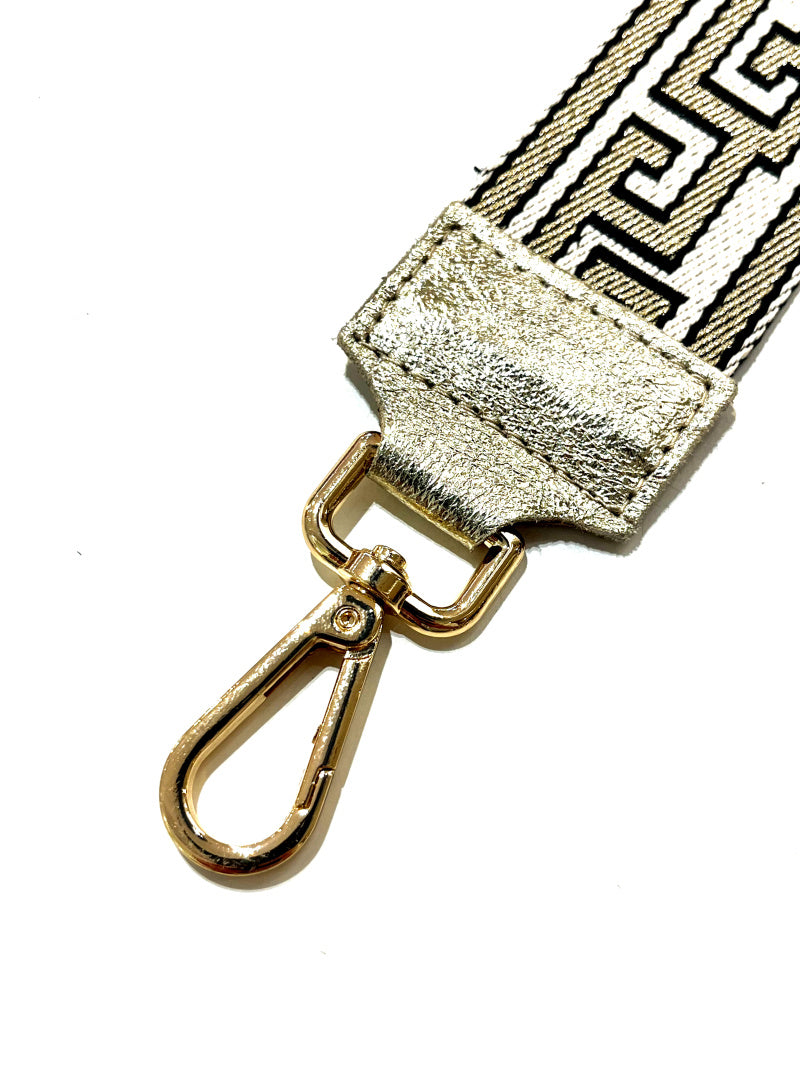 Gold, Real Leather Slingbag.