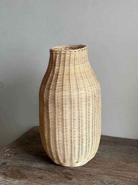 Big Rattan Vase