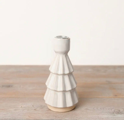 Christmas Tree Dinner candle holder. - Cockleshell Crosshaven