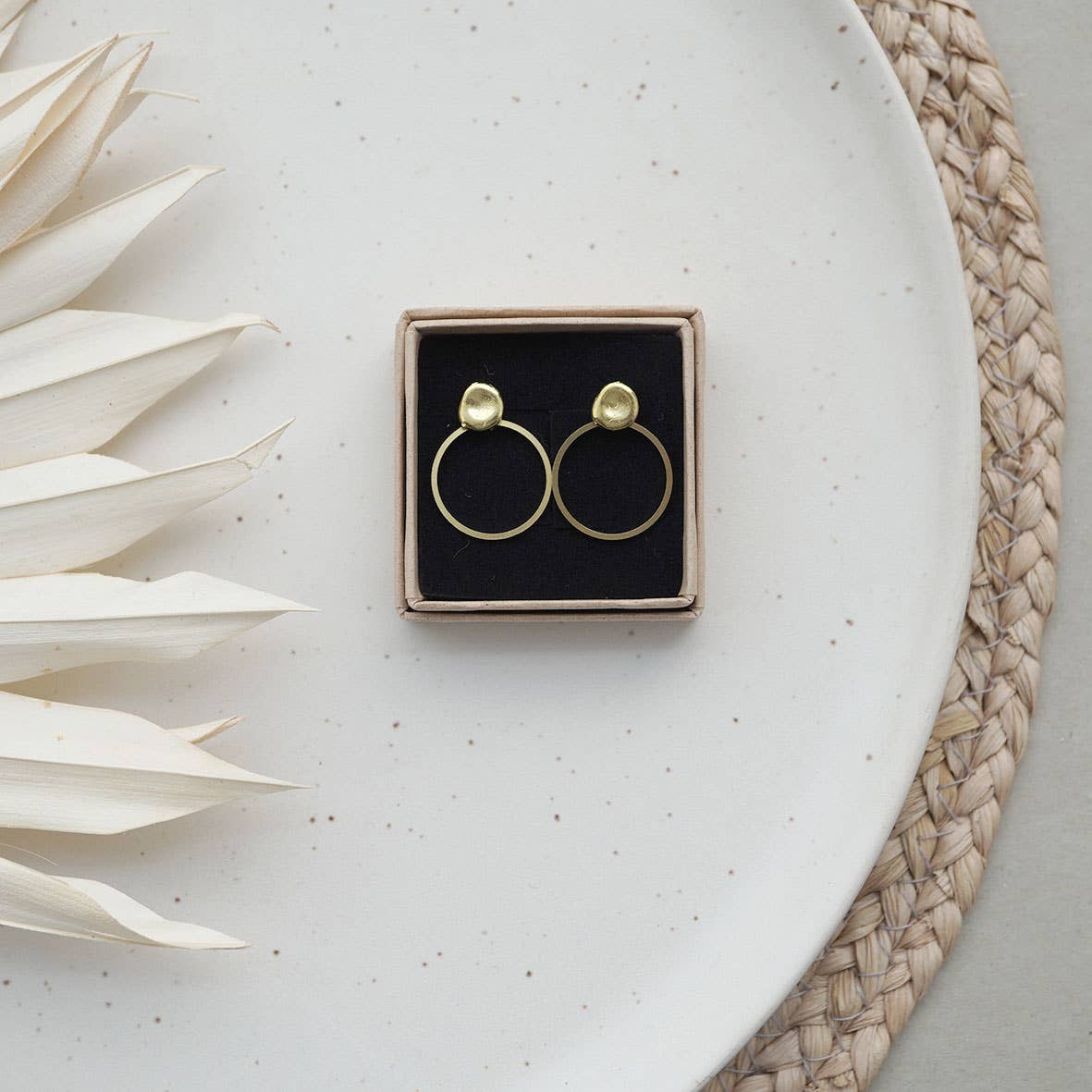 Clara Hoop Earrings - Cockleshell Crosshaven