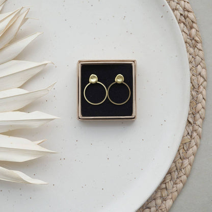 Clara Hoop Earrings - Cockleshell Crosshaven