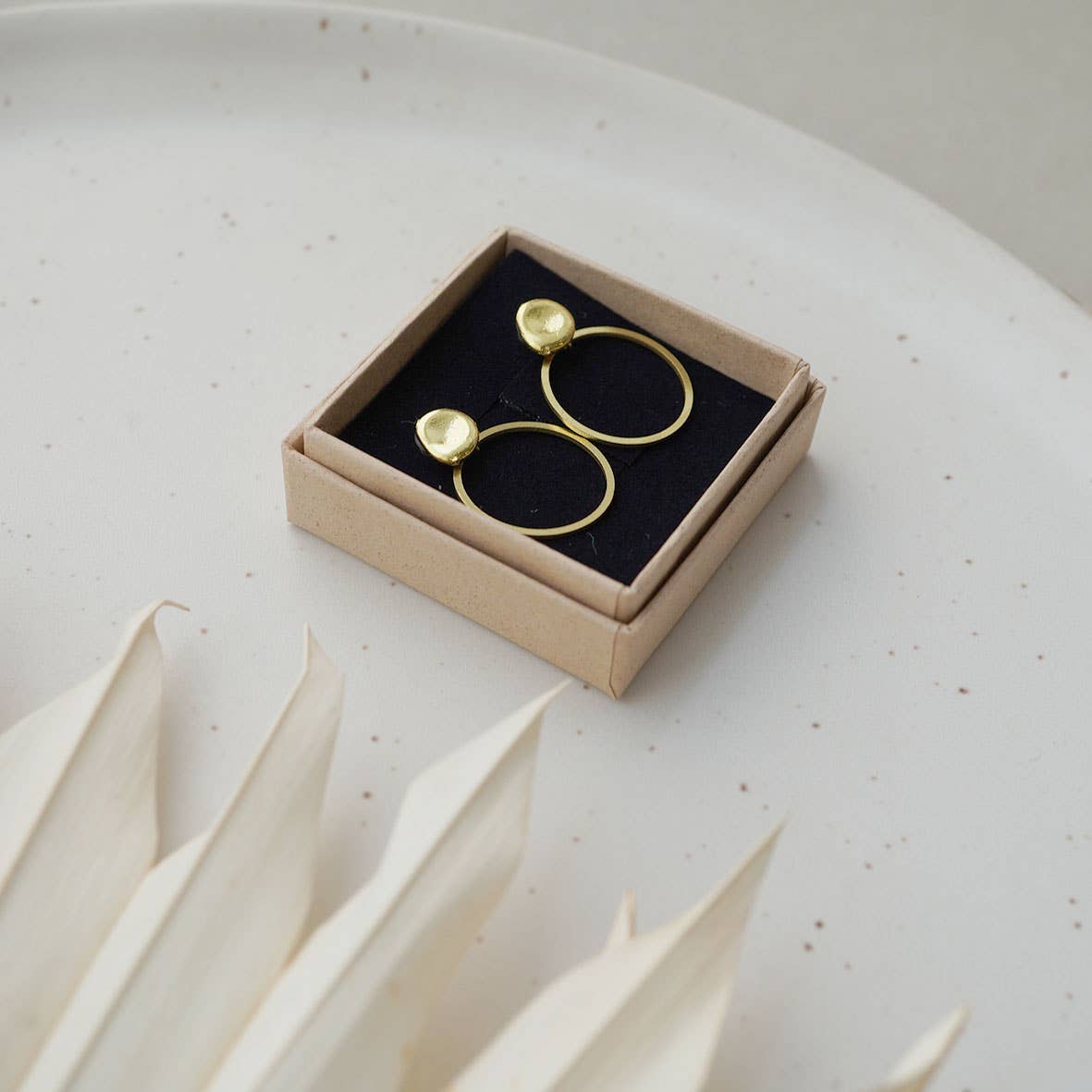 Clara Hoop Earrings - Cockleshell Crosshaven