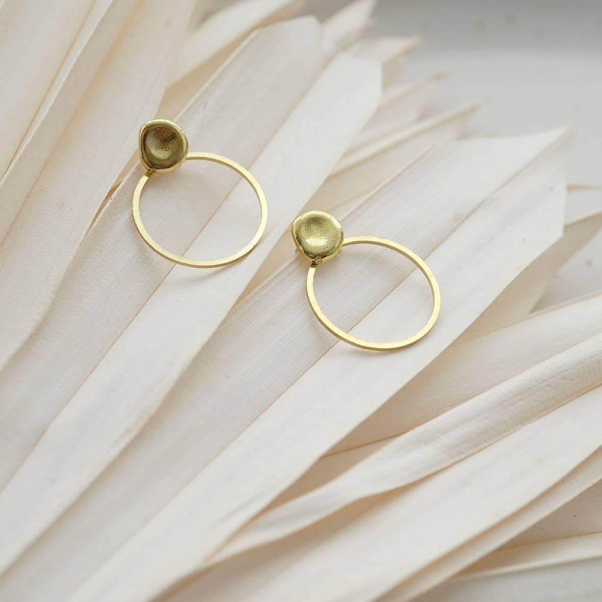 Clara Hoop Earrings - Cockleshell Crosshaven