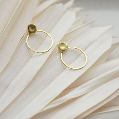 Clara Hoop Earrings - Cockleshell Crosshaven