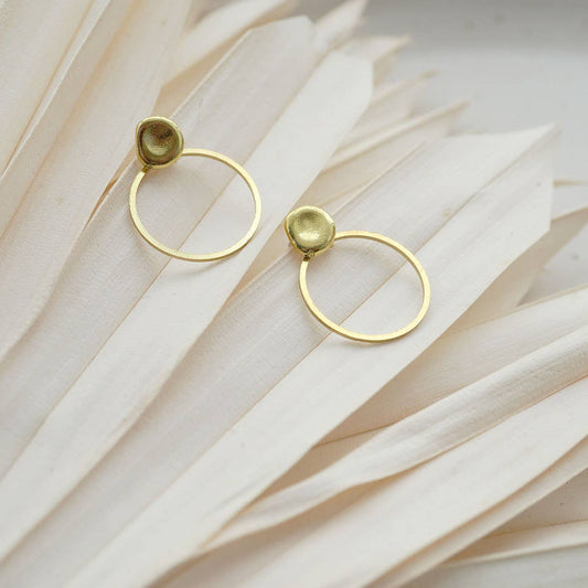 Clara Hoop Earrings - Cockleshell Crosshaven