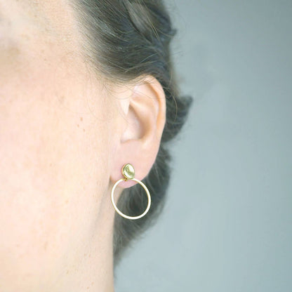 Clara Hoop Earrings - Cockleshell Crosshaven